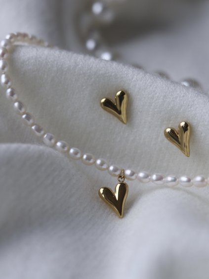 PERLOVÝ NÁHRDELNÍK SRDCE