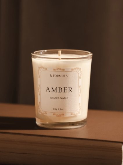 SÓJOVÁ SVÍČKA AMBER