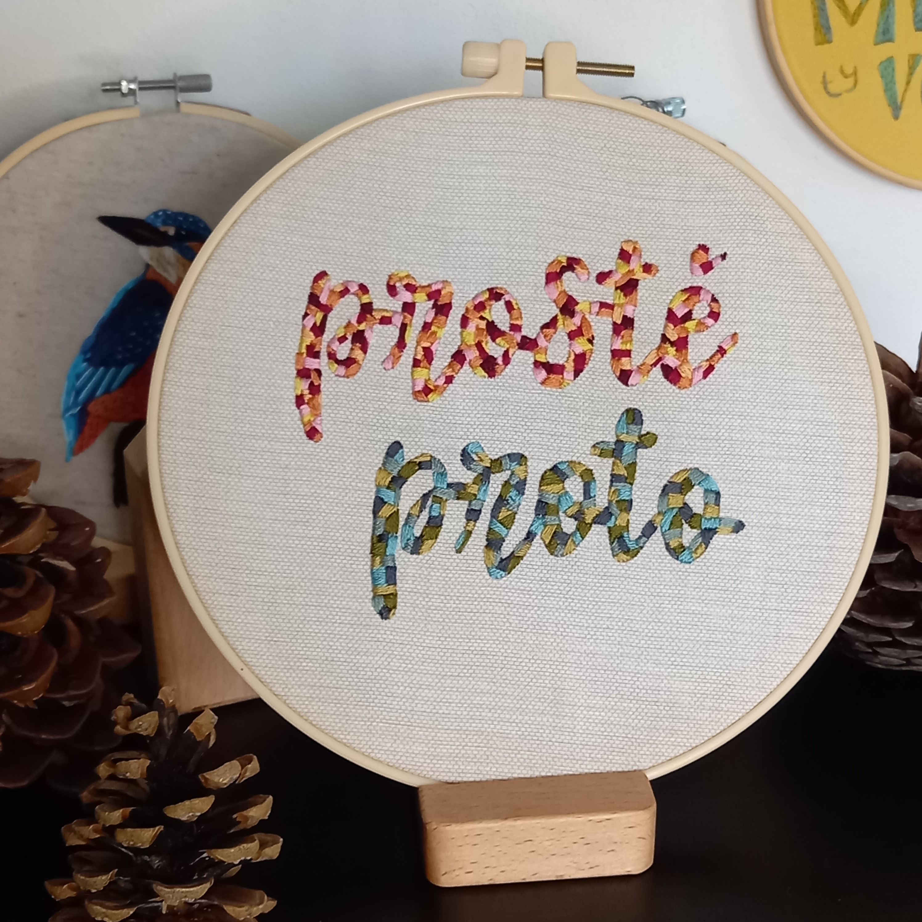 Dámská jízda: moderní výšivka