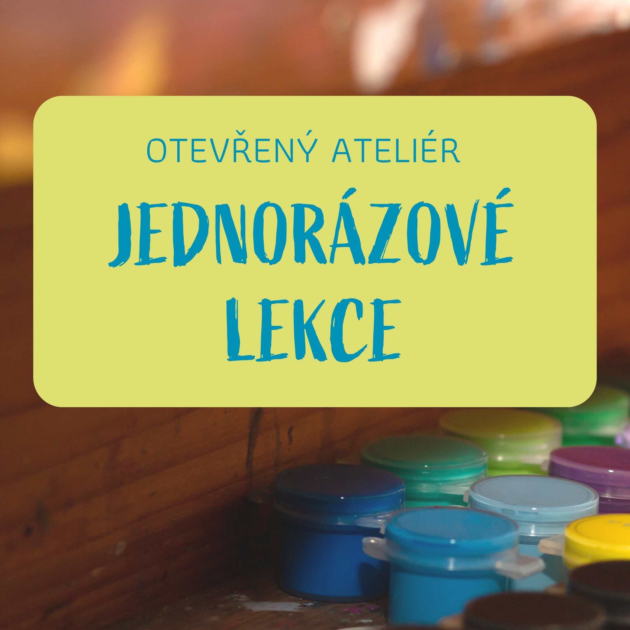 Jednorázové lekce kresby, malby a keramiky