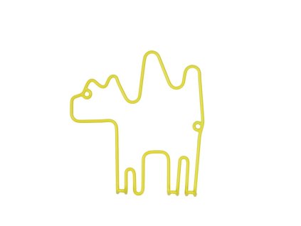 vesak velbloud zluty