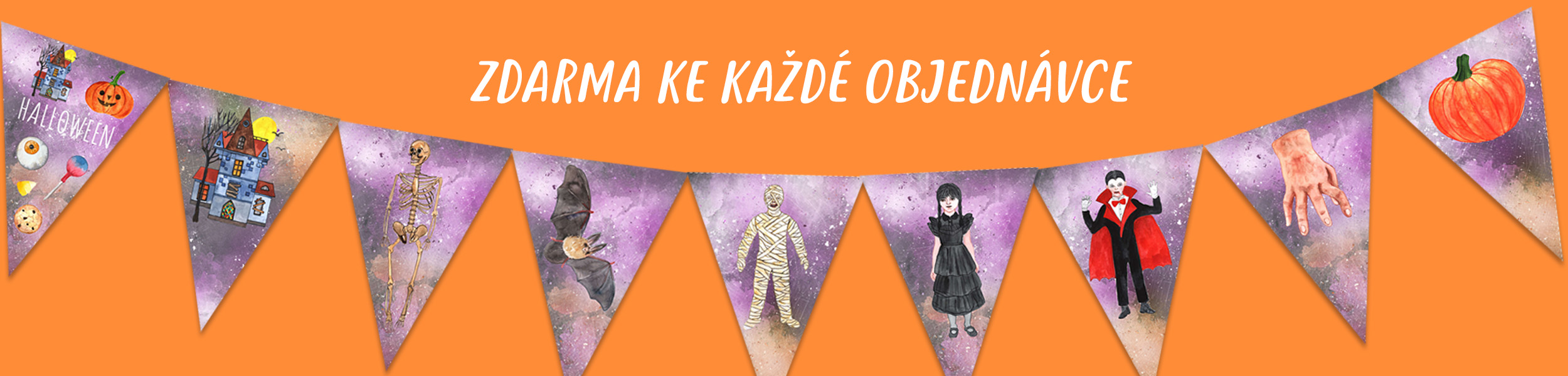 girlanda Halloween zdama
