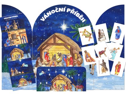 vanocni pribeh lapbook kolaz 01