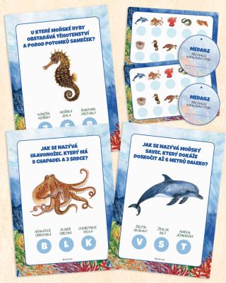 🌊 Vyrazte na podmořskou výpravu? 🐠 Je tu NOVNKA - poznávací stezka s tajenkou: KORÁLOVÝ ÚTES. Je ušitá na míru malým...