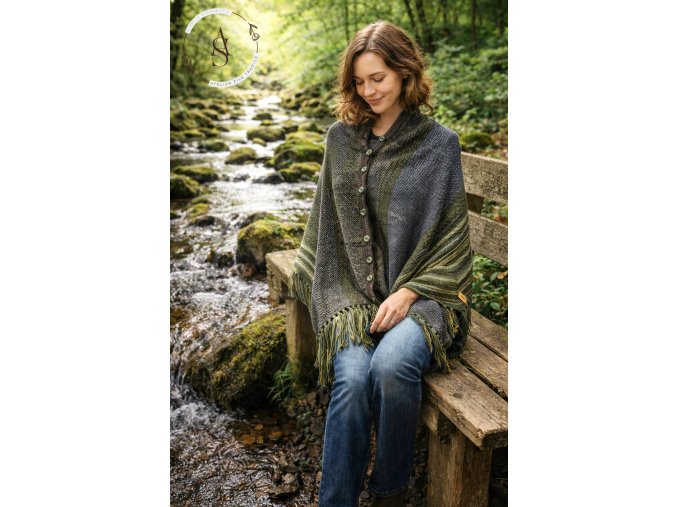 Tkaný pléd - šedý