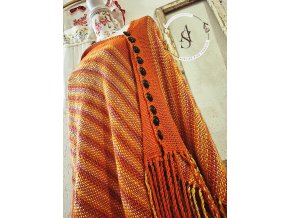 Tkaný pléd - podzim.