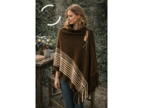 Tkaný pléd - hnědý.