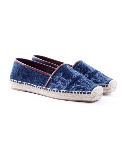 Džínové espadrilky s monogramem MAX MARA