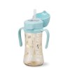 grosmimi ppsu straw cup with flip top 10oz 12 months stage 2 straw 7239552