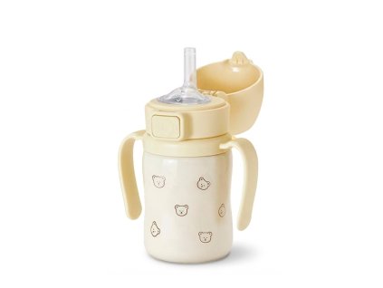 grosmimi stainless steel straw cup with flip top 6oz 12 months 3534242.webp