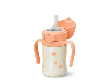 grosmimi stainless steel straw cup with flip top 6oz 12 months 5916769.webp