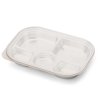 grosmimi stainless steel food tray with 5 compartment 7251527