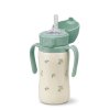 grosmimi stainless steel straw cup with flip top 10oz 12 months 8797130.webp