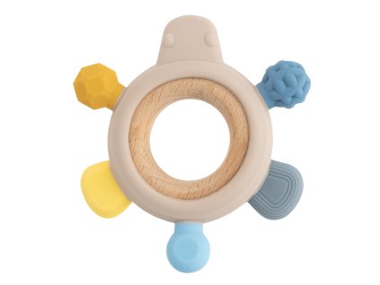 Baby Nova Silikónovo drevená hryzačka 1 ks