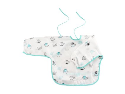 Baby Nova Podbradník so záchytným vreckom a rukávmi 1 ks