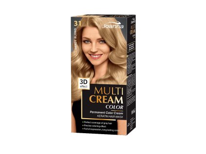 Joanna Multi Cream Color farba na vlasy Pieskový blond 031