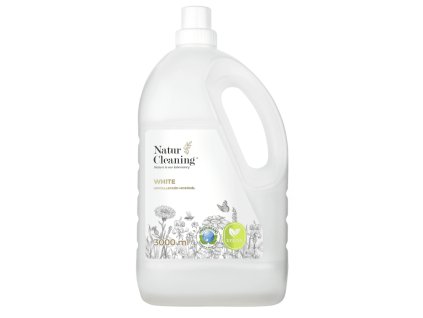 Naturcleaning Prací gél na biele oblečenie hypoalergénny 3 l