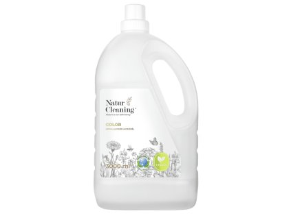 Naturcleaning Prací gél na farebné oblečenie hypoalergénny 3 l