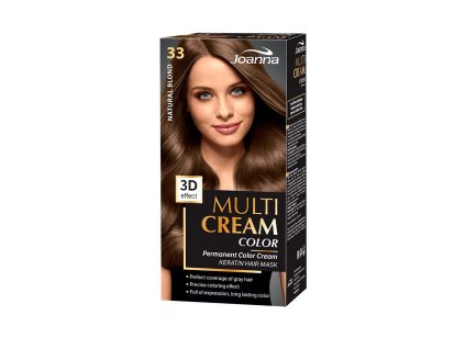 Joanna Multi Cream Color farba na vlasy Prirodzený blond 033