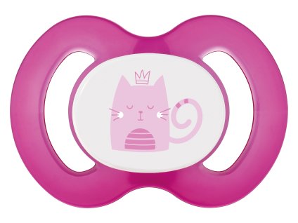 Baby Nova Symetrický utišujúci cumlík bez krúžku silikon 18m+ 2 ks