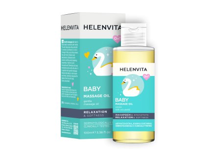 HV BABY MASSAGE OIL 100ML BOX BOTTLE EN