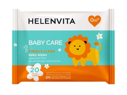 HV BABY WIPES FRESH & CLEAN 20