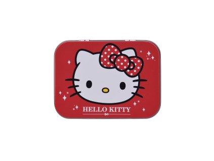 HELLO KITTY GLITTER Náplaste v kovovej škatuľke 24 ks