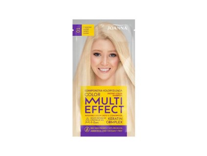 Joanna Multi Effect Color farbiaci šampón - Pieskový blond 001
