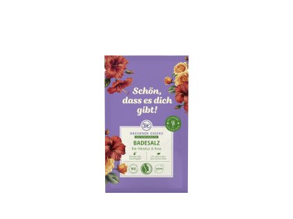 Badesalz Bio Hibiskus & Rose 60g 30137 01 Markant Vorderseite