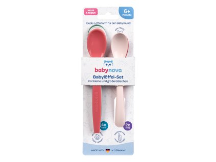 BN 34604 Babyspoons Set Pink 1 pack 3000px