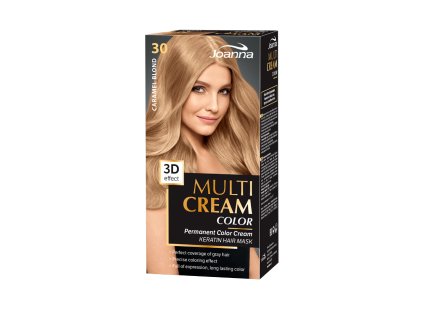 Joanna Multi Cream Color farba na vlasy Karamelový blond 030
