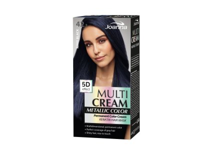 Joanna Multi Cream Color farba na vlasy metallic Granátová čierna 042.5