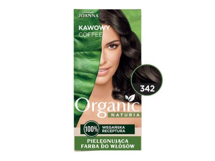 Joanna ORGANIC NATURIA Kávová hnedá 342