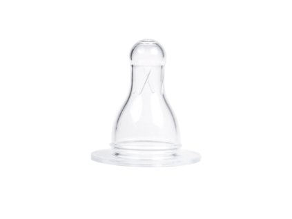 Canpol babies Cumlík silikón okrúhly pomalý 3m+ 1 ks