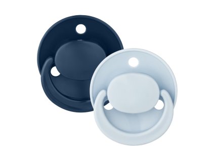Baby Nova Okrúhly utišujúci cumlík s krúžkom latex 0-24m 2 ks