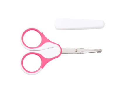 Baby Nova Nožničky pre bábätká s bezpečnostným krytom a zaoblenými hranami nehrdzavejúca oceľ