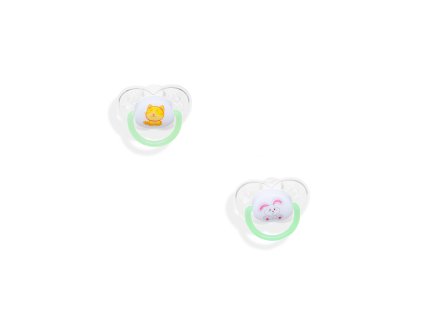 Baby Bruin Cumlík utišujúci silikón anatomický B 5-18m 2 ks