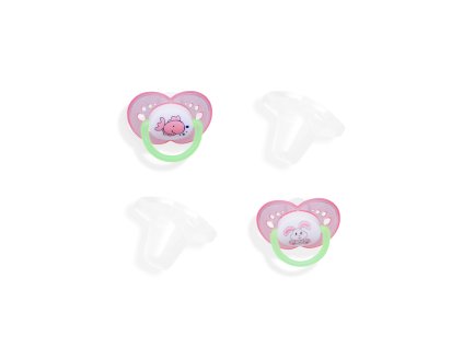 Baby Bruin Cumlík utišujúci silikón s krytom anatomický B 5-18m 2 ks