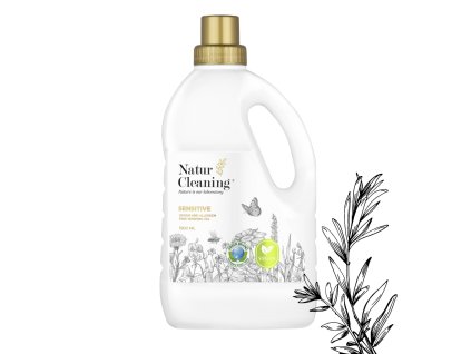 Naturcleaning Prací gél Sensitive bez vône a alergénov 1,5 l