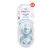 Baby Nova Anatomický utišujúci cumlík s krúžkom silikón 0-6m 2 ks sterilizačný box