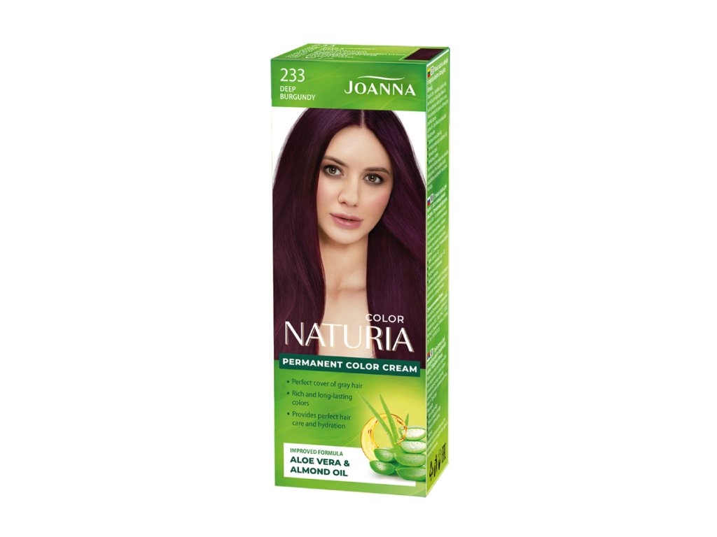 Joanna Naturia Color Sýta bordová 233