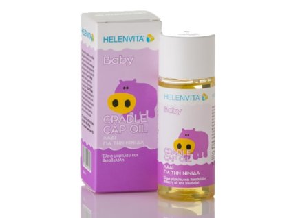 HELENVITA BABY Upokojujúci olej na seboroickú dermatitídu (mliečne šupiny) 50 ml
