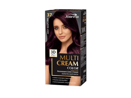 Joanna Multi Cream Color farba na vlasy Šťavnatý baklažán 037