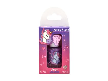 MAGIC UNICORN Vodový lak na nechty s prsteňom 9 ml