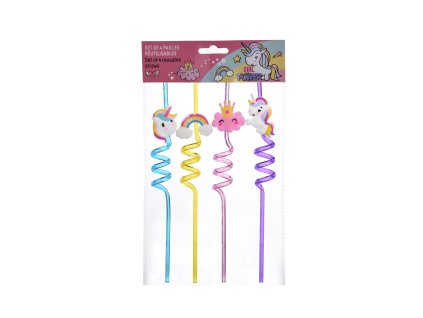 MAGIC UNICORN Sada 4 slamiek