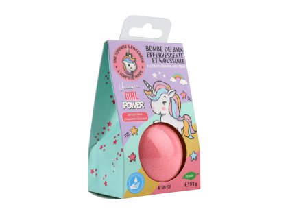 MAGIC UNICORN Šumivá guľa do kúpeľa + hračka 170 g