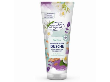 AROMA BOOSTER Sprchový gél Relax (biele kvety – levanduľa – santalové drevo) 250 ml