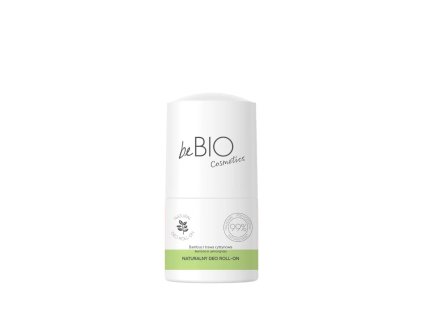 beBIO Prírodný dezodorant roll-on citrónová tráva & bambus 50 ml