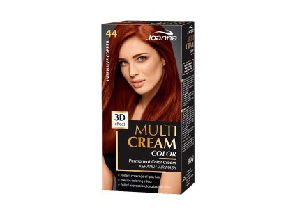 Joanna Multi Cream Color farba na vlasy Intenzívna meď 044
