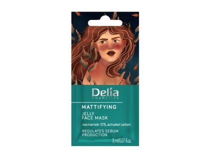 Delia Zmatňujúca gélová maska na tvár 8 ml